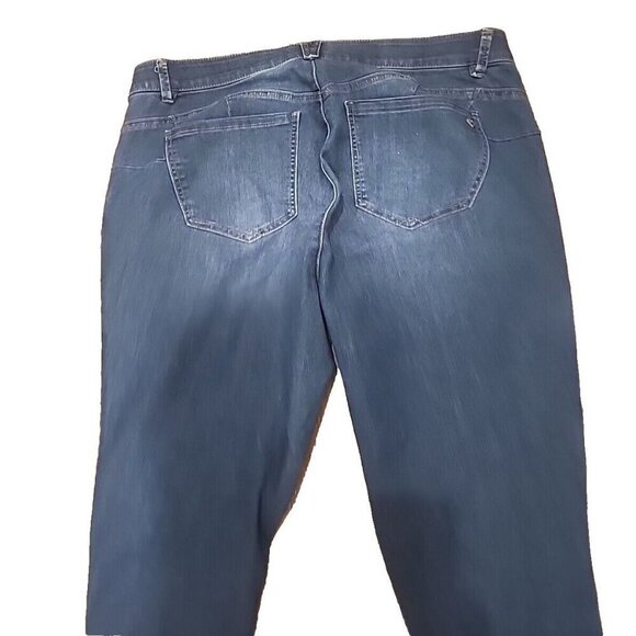 Democracy Ab Solution Jeans Hi-Rise Blue Plus Women's 20W - Picture 6 of 10